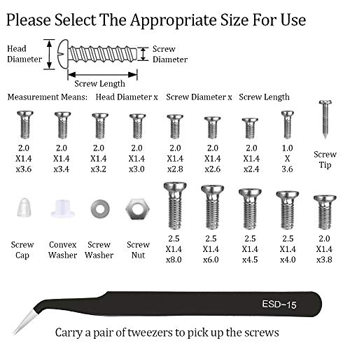 image for Eyeglass Repair Tool Kit, Kingsdun Glasses Precision Screwdriver Set w