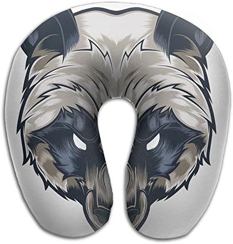 GDUTB17 U-shaped Memory Foam Bear Neck Pillow Soft Travel Pillow Airplane Car Office Pillow For Adult And Kids