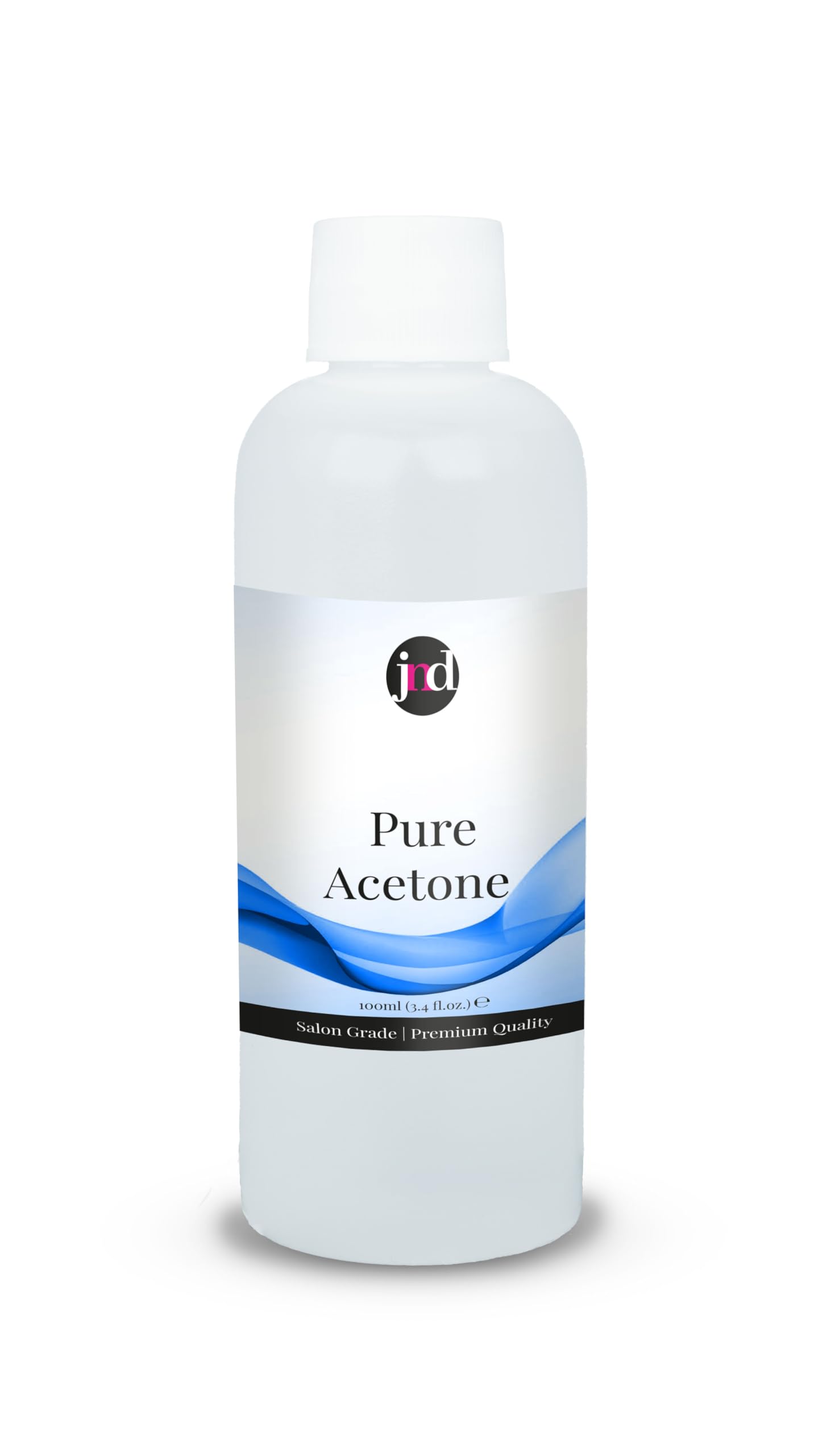 JND 100% Pure Acetone Soak-Off Gel Acrylic Tips Nail Glue Nail Polish Remover (100ml)