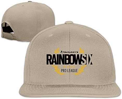 Hello-Robott Adult Rainbow Six 6 Hat Baseball Cap Natural