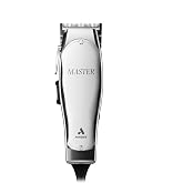 Andis 01815 Master Adjustable Blade Hair Clipper, 14000 SPM, Silver | Carbon-steel T-blade adjusts 000-1, high-torque rotary motor, professional hair clipper for men