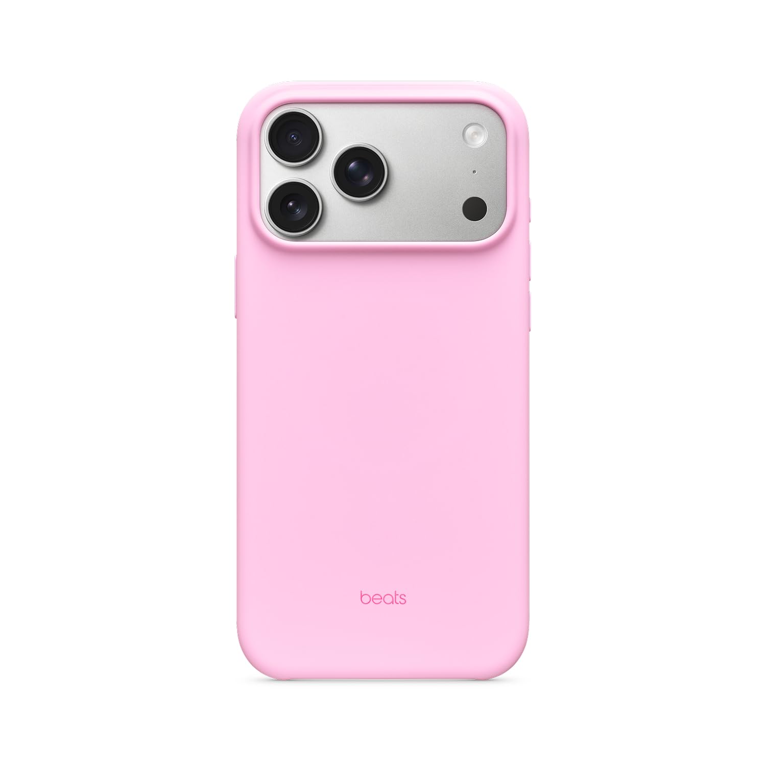 Photo 1 of ** VERY USED** Beats iPhone 17 Pro Max Case with MagSafe & Camera Control, Matte Finish, Microfiber Lining – Pebble Pink