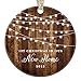 Housewarming Gifts 2018, Dated 1st Christmas In Our New House Ornament New Home Rustic Xmas Farmhouse Collectible Homeowner Present Real Estate Agent 3
