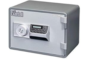 Gardall MS912-G-E w One Hour Horizontal Microwave Style Fire Safe with Electronic Lock, Grey