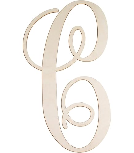 Amazon.com: Alphabet Wood Letter “J” Garamond Font Capital