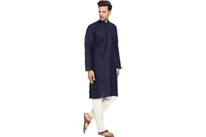 ITOS365 Men Cotton Blend Kurta Pyjama Set Party Fashion Regular Ethinic Wear Indian Dress Gift for Men