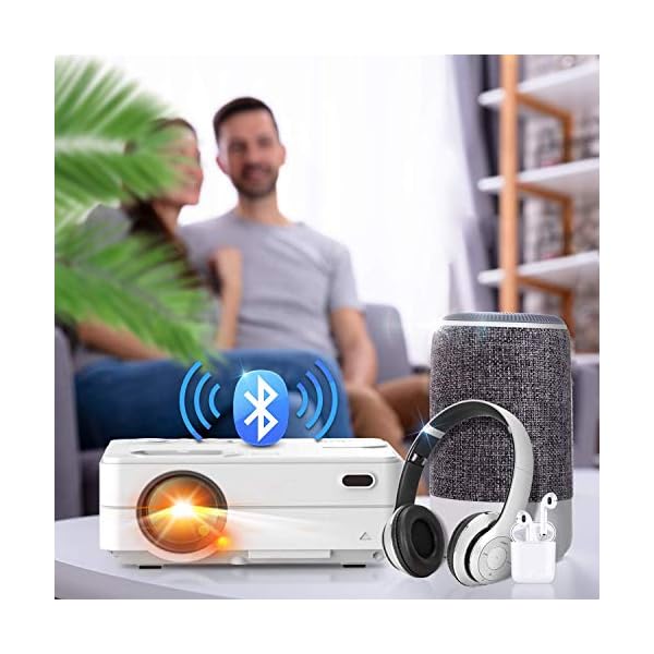 【2023 Upgraded】Artlii Mini Projector, 5G Wireless WiFi Bluetooth Projector, Outdoor Portable Video Projector 1080P Supported with Keystone Correction (Enjoy2) - Image 4