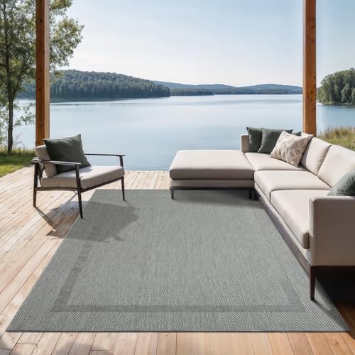 the carpet Mistra – Outdoor Teppich, Wetterfest, UV-beständig & pflegeleicht, für Balkon, Terrasse & Garten, auch für Wohnzimmer & Schlafzimmer geeign