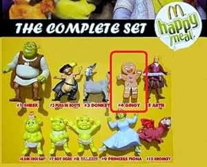 Amazon.com: McDonalds Happy Meal Dreamworks Shrek The Third Gingy Figure Toy #4 2007: Everything 