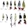 Peche Carpe PT10370 Leurres De Pêche Kit Spinnerbaits Plastique Vers Minnow Popper Peche Carnassiers Peche Carpe PT10370 Leurres De Pêche Kit Spinnerbaits Plastique Vers Minnow Popper Peche Carnassiers