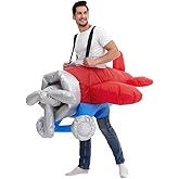 HSCTEK Adult Inflatable Airplane Costume