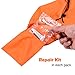 Hikenture Sleeping Pads for Backpacking Ultralight Camping Air Mats with Build-in Pillow(Orange)