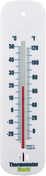 Thermometer World Accurate Indoor Outdoor Room Thermometer Blue view 1