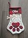 Lovely Pet Paw Christmas Stocking for Dog or Cat 18-Inch Length (Dog)