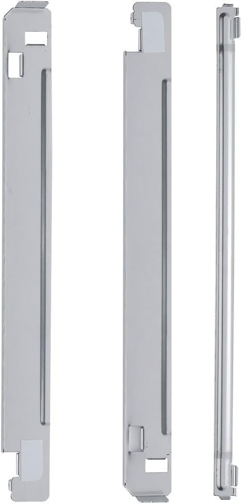 KSTK1 Stapel-Kit Für LG Waschmaschine/Trockner – Silber Chrom, Platzsparendes Stapelset