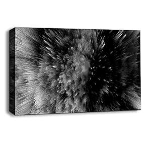 wall26 Canvas Wall Art Black and White Energy...