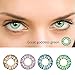 Dickin Multi-Color Cute Contact Lenses Color Blends Cosplay Eyes Cosmetic Makeup Eye Shadow (1 Pair)