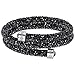 Swarovski Crystaldust Bangle Double, Black 5255910