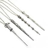 JoJo&Lin Vintage Movie Inspired Magic Wand Pendant Necklace