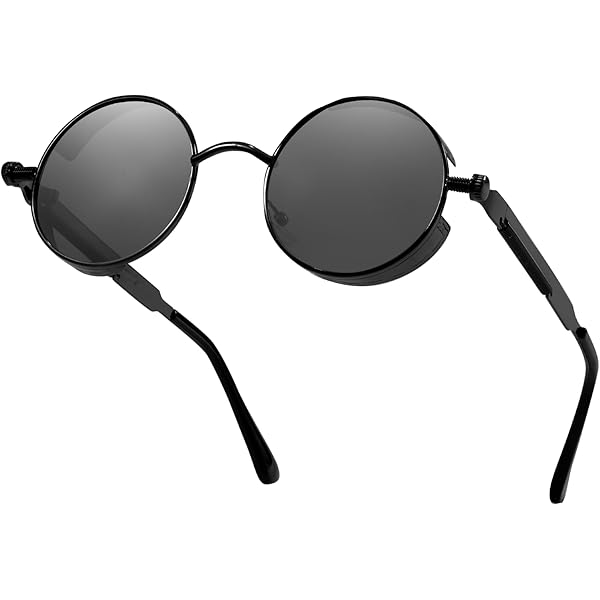 Teenage Engineering Hi Tek Unisex Vintage Round Gold Metal Steampunk Sunglasses John Lennon Style Un Vintage Lampadario - Foto 13