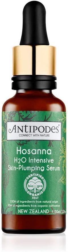 Hosanna Collagen-Plumping Water Serum 30ml - Anti-Ageing Serum - Collagen-Boosting Face Serum with New Zealand Bioactives - 30ml