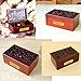 YouTang Creative Hollow Wood 18-Note Wind-up Musical Box,Musical Toys,Tune:Over The Rainbow