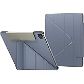 SWITCHEASY Origami iPad Case for 2024-2025 iPad Air 11 (M2/M3)/ iPad Pro 11" 2022-2018 & Air 10.9" 2022-2020 with Multi-Angle Stand - Alaskan Blue