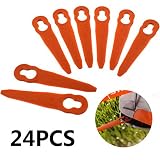 Chuancheng 24Pc Plastic Cutter for Stihl PolyCut 2-2 Garden Lawn Mower Trimmer 4008 007 1000 Grass Cutter Replacement Tool