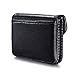 MaxGear Leather Business Card Holder Case for Men or Women Business Name Card Case Holder with Magnetic Shut Black, Holds 25 Business Cards
