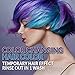 Punky Colour Purple To Blue Mood Switch Heat Activated Hair Color Change, Temporary Hair Effect