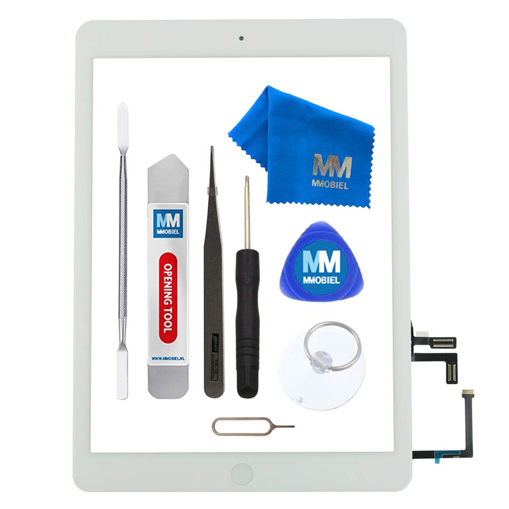 MMOBIEL Digitizer Compatible with iPad Air (White) 9.7 Inch 2013 Touchscreen Front Display Replacement Including Tools