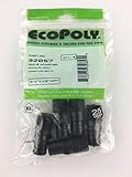 Ecopoly32857 Male Adapter, 3/4" x 1/2" MPT, 0.75" ID, Crimp, Plastic (Pack of 5)
