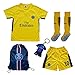 2017/2018 PSG Paris Saint Germain Away #10 NEYMAR JR. Football Futbol Soccer Kids Jersey Shorts Socks Set Youth Sizes