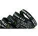 Inkstone Christian Wristbands w/Bible Verses, Bulk 8-Pack - Philippians 4:13, Psalm 23:4, Jeremiah 29:11, & Isaiah 40:31 - Bible Bracelets in Bulk Lot - Unisex Adult Size for Teens Men Women