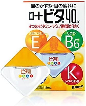 Rohto VITA Vitamin 40a Eye Drops 12ml (set of 10) by Rhoto