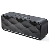 Wireless Bluetooth Speakers, Outdoor Portable Stereo Speaker with HD Audio and Enhanced Bass, Built-In Dual Driver Speakerphone, Bluetooth 4.2, FM Radio and TF Card Slot.