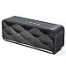 Wireless Bluetooth Speakers, Outdoor Portable Stereo Speaker with HD Audio and Enhanced Bass, Built-In Dual Driver Speakerphone, Bluetooth 4.2, FM Radio and TF Card Slot.