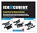 Ice Cubist Crystal Clear Ice Cube Maker and Silicone Mold, Makes 2 Large Cubes