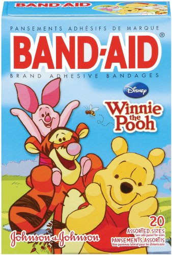 Band-aid disney winnie the pooh, assorted, 20 count (pack of 3)