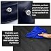 Car Inflatable Mattress Car Bed Mobile Cushion Camping Air Bed with Motor Pump, Two Pillows for Travel and Sleep Rest, Black