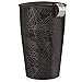 Tea Forte Noir Double-Walled Ceramic Kati Cup with Removable Stainless Steel Infuser Basket and Lid, Steeps 12 oz Loose Leaf Tea, Lid and Cup Dishwasher & Microwave Safe