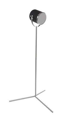 Sydney Black And Chrome Floor Photography Lamp Or Uplighter With