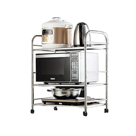 WOYQS Estante de almacenamiento Estante de cocina de acero ...