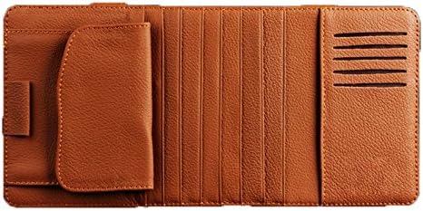 Car Visor Organizer Holder Leather Case for CD DVD Parking Card Bill Pen Storage