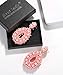 BEST LADY Statement Beaded Hoop Earrings - Fashion Bohemian Handmade Whimsical Drop Earrings for Women Jewelry, Idear Gifts for Mom, Sisters and Friends (Pink)