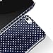 iPhone 5C case for women, Akna Stylish-fit Series Glossy Fabulous Girl Case for iPhone 5C [Royal Blue Polka Dots](U.S)