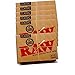 RAW Classic Natural Unrefined Rolling Papers 79mm 1 1/2 Size Pack (6 Packs)