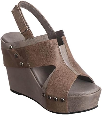 Antelope Women's 967 Grey Leather Overlap Cuts Hi 7 B(M) US
