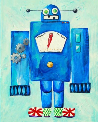 Cici Art Factory Wall Art, Squeek loves Sneakers, Small