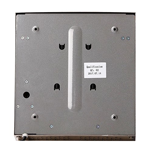 TCBunny Super Quiet Automatic Electric Hand Dryer Commercial High Speed 95m/s, Silver, Instant Heat & Dry